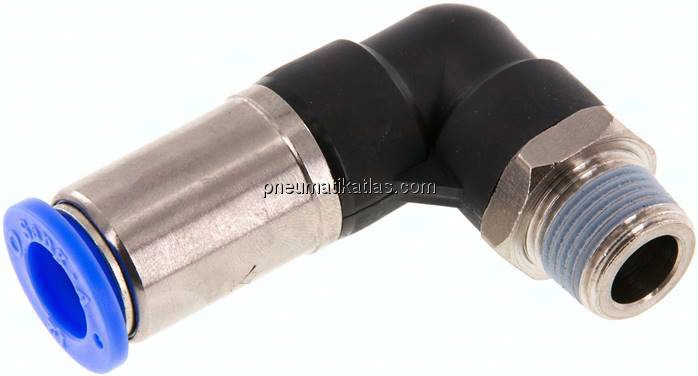 Winkel-Steckanschluss, selbstabsperrend R 3/8"-12mm