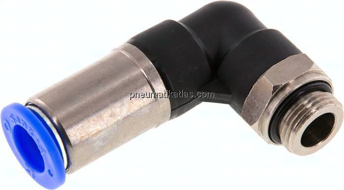 Winkel-Steckanschluss, selbstabsperrend G 3/8"-12mm