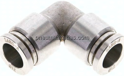 Winkel-Steckanschluss 12mm, IQS-ES LE/PVDF
