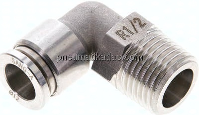 Winkel-Steckanschluss R 1/2"-12mm, IQS-ES LE/IQS-PVDF
