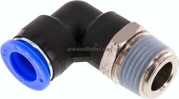 Winkel-Steckanschluss NPT 1/2"-1/2" (12,7 mm), IQS-Inch
