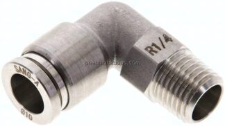 Winkel-Steckanschluss R 1/4"-10mm, IQS-ES LE/IQS-PVDF