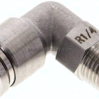Winkel-Steckanschluss R 1/4"-10mm, IQS-ES LE/IQS-PVDF