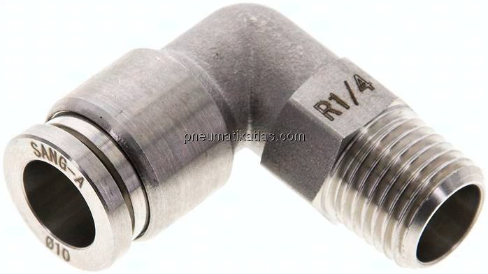 Winkel-Steckanschluss R 1/4"-10mm, IQS-ES LE/IQS-PVDF