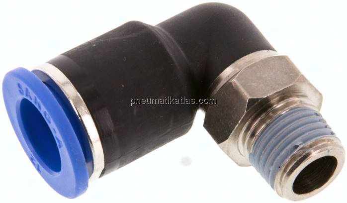 Winkel-Steckanschluss R 1/4"-12mm, IQS-Standard