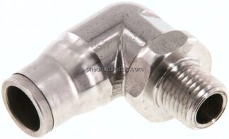 Winkel-Steckanschluss NPT 1/4"-12mm, IQS-Edelstahl
