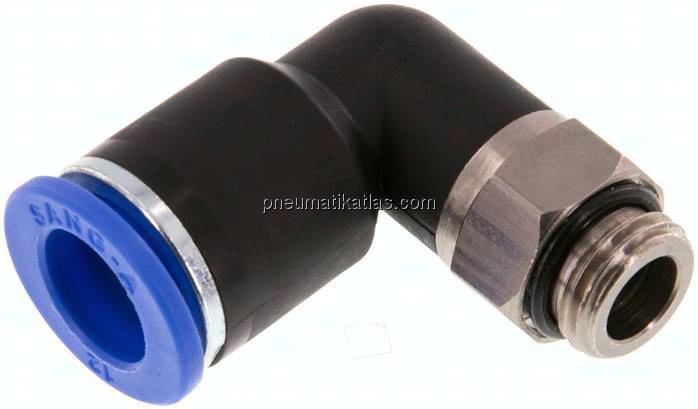 Winkel-Steckanschluss G 1/4"-12mm, IQS-Standard