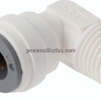 Winkel-Steckanschluss R 1/4"-8mm, IQS-LE (EPDM-Dichtung)