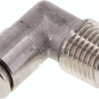 Winkel-Steckanschluss, festst. R 1/4"-6mm, IQS-Edelstahl