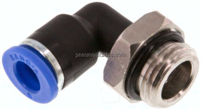 Winkel-Steckanschluss G 1/4"-6mm, IQS-Standard