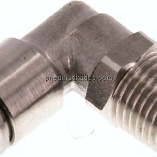Winkel-Steckanschluss, pos. R 1/4"-8mm, IQS-Edelstahl