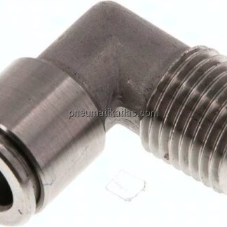 Winkel-Steckanschluss, festst. R 1/4"-8mm, IQS-Edelstahl
