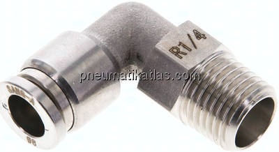Winkel-Steckanschluss R 1/4"-8mm, IQS-ES LE/IQS-PVDF