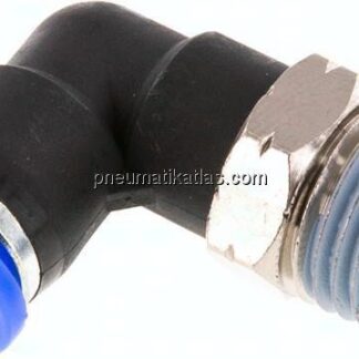 Winkel-Steckanschluss NPT 1/4"-1/4" (6,35 mm), IQS-Inch