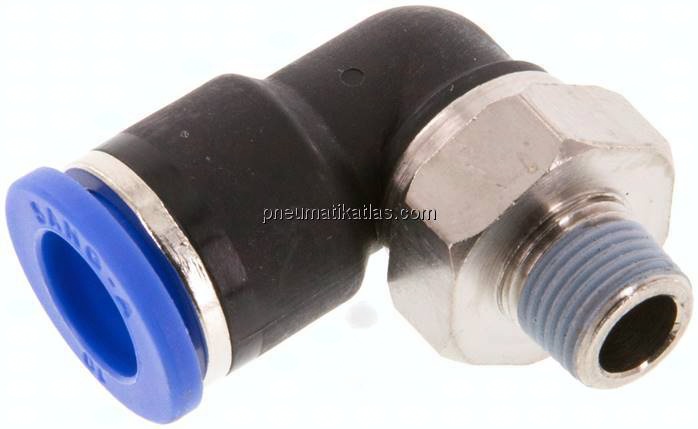 Winkel-Steckanschluss R 1/8"-10mm, IQS-Standard