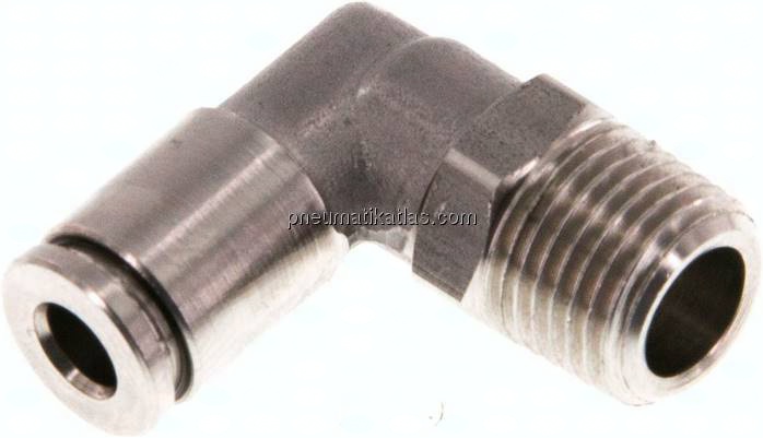 Winkel-Steckanschluss, pos. R 1/8"-4mm, IQS-Edelstahl