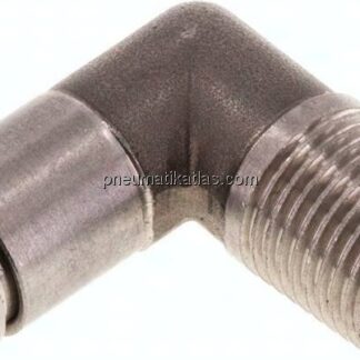 Winkel-Steckanschluss, festst. R 1/8"-4mm, IQS-Edelstahl