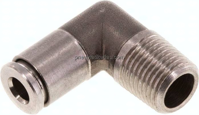 Winkel-Steckanschluss, festst. R 1/8"-4mm, IQS-Edelstahl