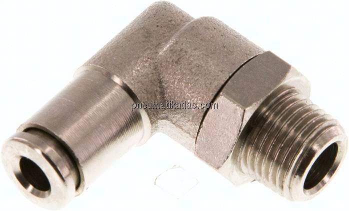 Winkel-Steckanschluss R 1/8"-4mm, IQS-MSV (Standard)