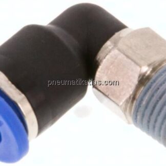 Winkel-Steckanschluss R 1/8"- 6mm, IQS-Stahndard