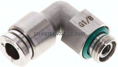 Winkel-Steckanschluss G 1/8"-6mm, IQS-ES LE/IQS-PVDF