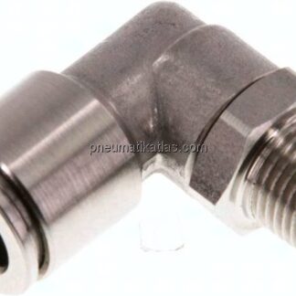Winkel-Steckanschluss, pos. R 1/8"-8mm, IQS-Edelstahl