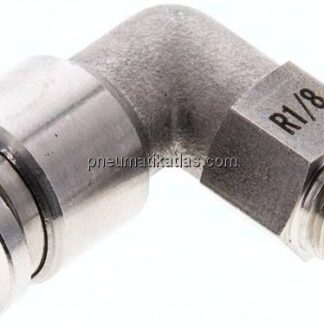 Winkel-Steckanschluss R 1/8"-8mm, IQS-ES LE/IQS-PVDF
