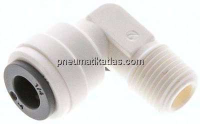 Winkel-Steckanschluss NPT 1/8"-1/4" (6,35 mm), IQS-LE (EPDM-Dichtung)