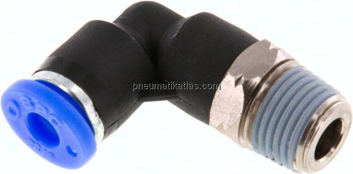 Winkel-Steckanschluss NPT 1/8"-5/32" (3,97 mm), IQS-Inch