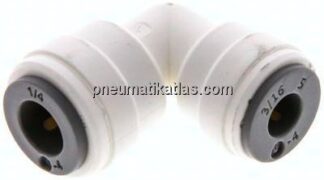 Winkel-Steckanschluss 1/4" (6,35 mm)-3/16" (4,76 mm), IQS-LE (EPDM-Dichtung)