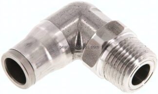 Winkel-Steckanschluss NPT 3/8"-10mm, IQS-Edelstahl