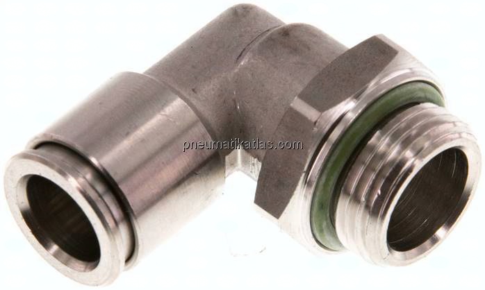 Winkel-Steckanschluss, pos. G 3/8"-10mm, IQS-Edelstahl