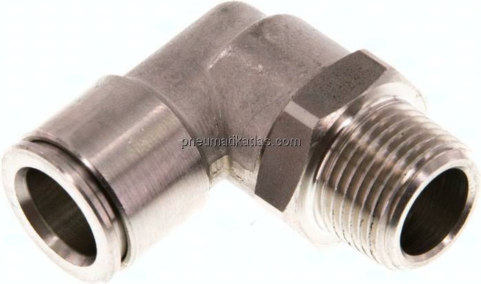 Winkel-Steckanschluss, pos. R 3/8"-12mm, IQS-Edelstahl