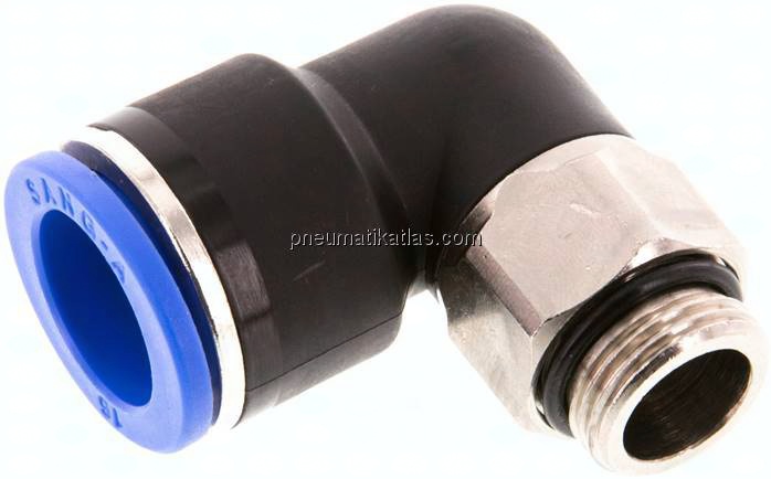 Winkel-Steckanschluss G 3/8"-16mm, IQS-Standard