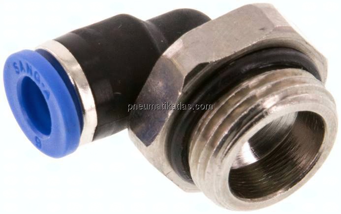 Winkel-Steckanschluss G 3/8"-6mm, IQS-Standard
