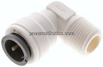 Winkel-Steckanschluss NPT 3/8"-1/2" (12,7 mm), IQS-LE (EPDM-Dichtung)