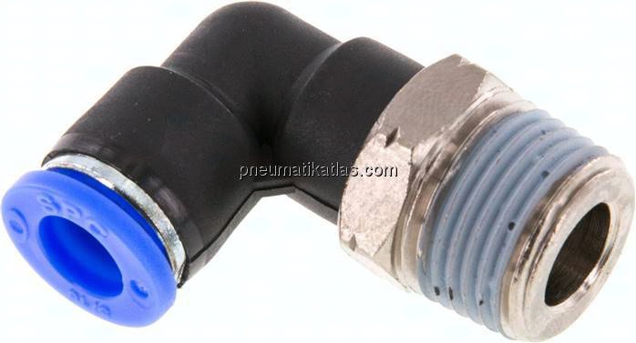 Winkel-Steckanschluss NPT 3/8"-5/16" (7,94 mm), IQS-Inch