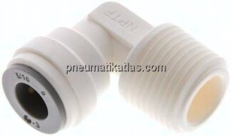 Winkel-Steckanschluss NPT 3/8"-5/16" (7,94 mm), IQS-LE (EPDM-Dichtung)