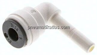 Winkel-Steckanschluss 3/16" (4,76 mm) Stecknippel-3/16" (4,76 mm) Schlauch, IQS-LE (EPDM-Dichtung)
