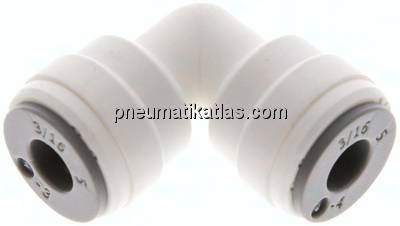 Winkel-Steckanschluss 3/16" (4,76 mm)-3/16" (4,76 mm), IQS-LE (EPDM-Dichtung)