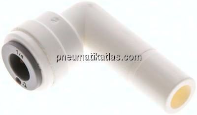 Winkel-Steckanschluss 3/8" (9,52 mm) Stecknippel-1/4" (6,35 mm) Schlauch, IQS-LE (EPDM-Dichtung)