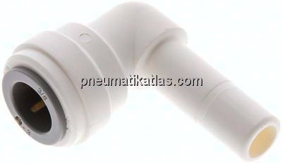 Winkel-Steckanschluss 3/8" (9,52 mm) Stecknippel-3/8" (9,52 mm) Schlauch, IQS-LE (EPDM-Dichtung)