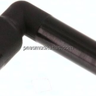 Winkel-Steckanschluss 6mm Stecknippel, 4mm Schlauch