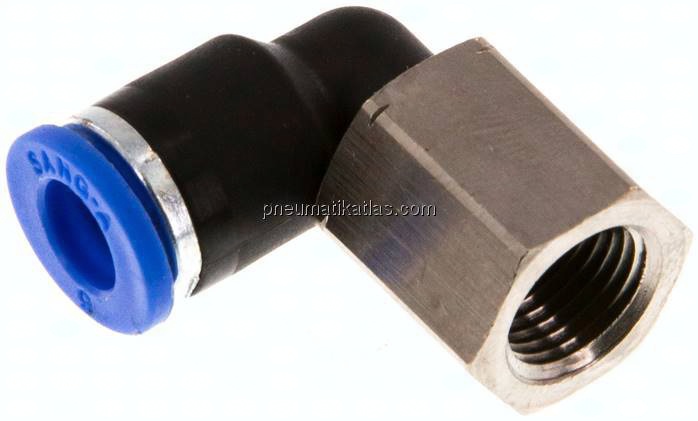 Winkel-Steckanschluss, Inneng. G 1/8"-6mm, IQS-Standard