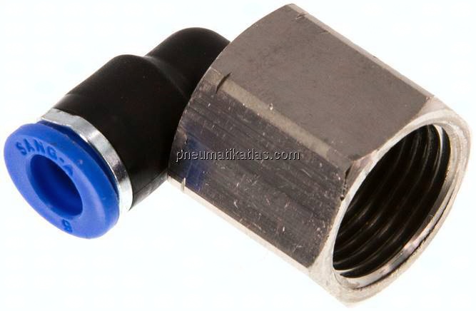 Winkel-Steckanschluss, Inneng. G 3/8"-6mm, IQS-Standard