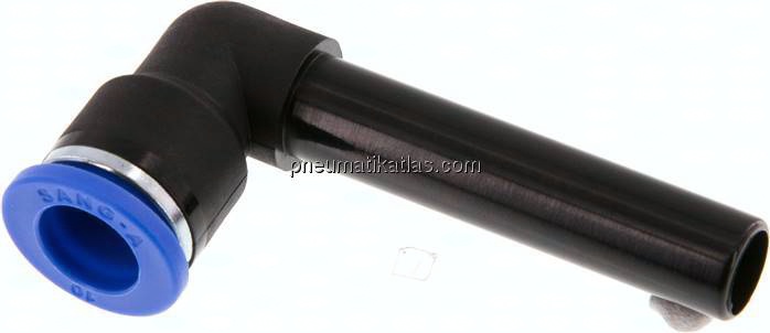 Winkel-Steckanschluss, langer 10mm Stecknippel, IQS-Standard