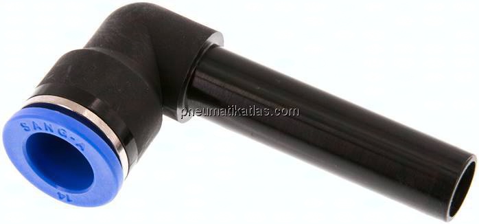 Winkel-Steckanschluss, langer 14mm Stecknippel, IQS-Standard