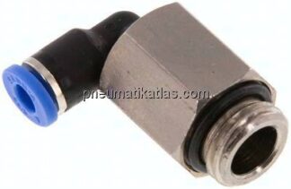Winkel-Steckanschluss, lang G 1/4"-4mm, IQS-Standard