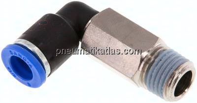 Winkel-Steckanschluss, lang R 1/4"-8mm, IQS-Standard
