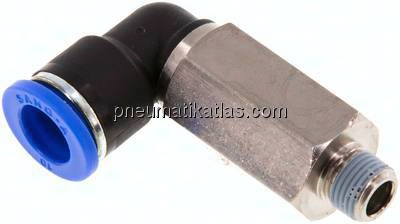 Winkel-Steckanschluss, lang R 1/8"-10mm, IQS-Standard